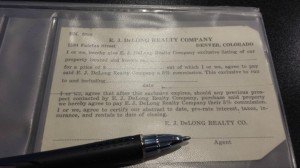 a 1969 colorado listing agreement