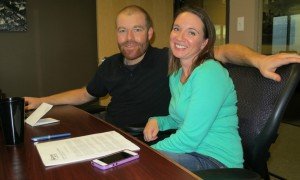 couple buying house