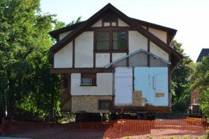 boulder house being moved