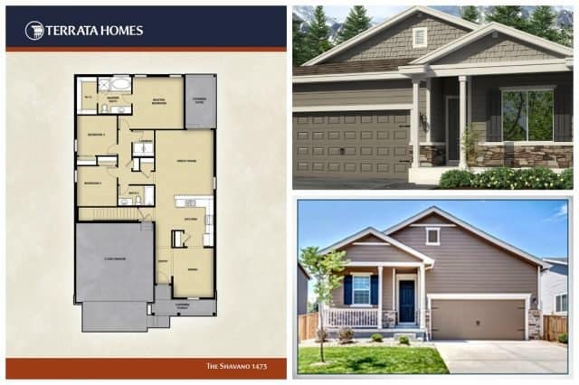 yeager farm longmont colorado floorplan and elevation